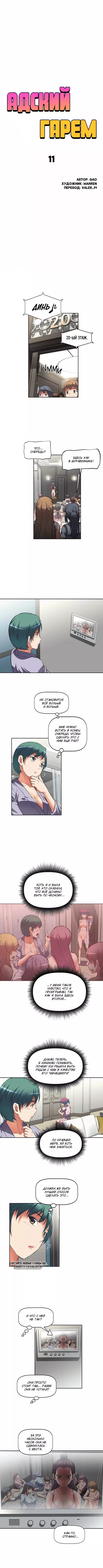 Хентай комикс Адский гарем. Глава 11