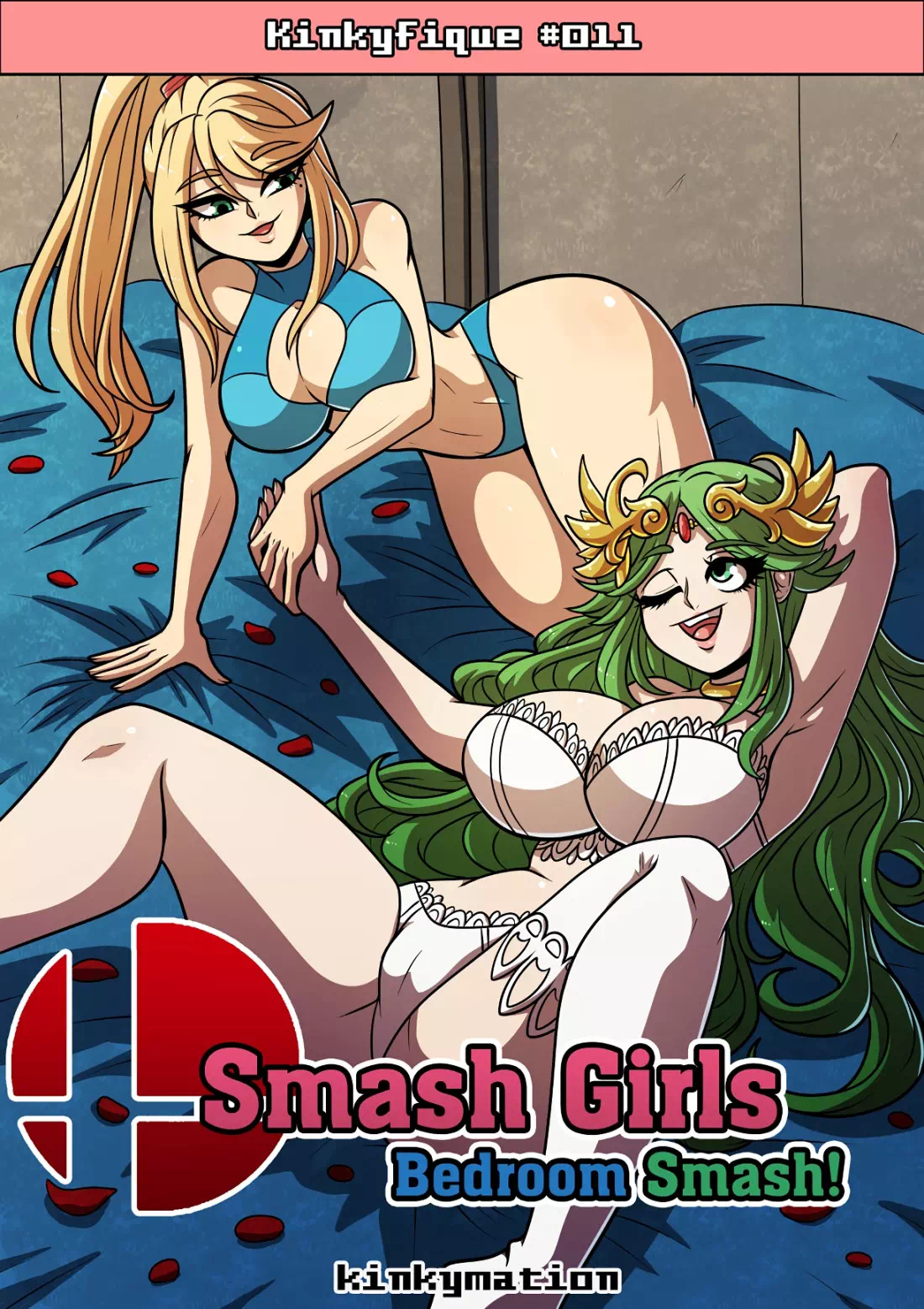 Порно комикс Metroid/Super smash brosh/Kid Icarus: Сокрушительные девушки – Постельный разгром!